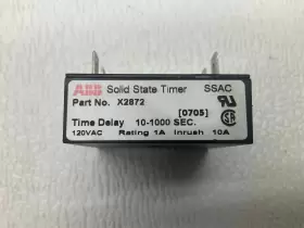 X2872 ABB Vac Solid Timer Relay Sec Delay Tsc #2