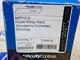 NPP16D ACUITY Power Relay Pack Occupancy Controlled Dimming