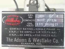 1101-87-4 ADAMS WESTLAKE Mercury Relay Ac Coil #2