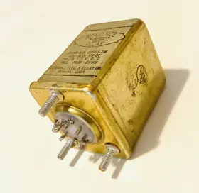 D8704-1W ADVANCE RELAY Art Space Age Circuit Label Volts Ar #2