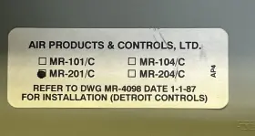 MR-201-C AIR PRODUCTS CONTROLS Voltage Control Relay #3
