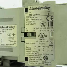 100-C37E00 ALLEN BRADLEY Contactor Coil Overload Relay #2