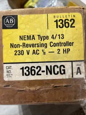 1362-NCG ALLEN BRADLEY Reversing Controller Ac Nema