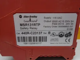 440R-C23137 ALLEN BRADLEY Gaurdmaster Safety Relay #2