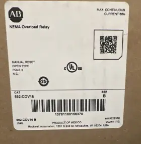 592-COV16 ALLEN-BRADLEY Relay Box