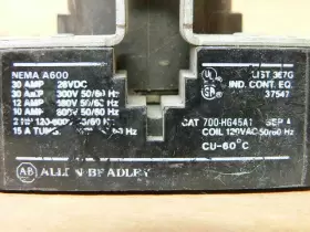 700-HG45A1 ALLEN BRADLEY Relay Coil #3