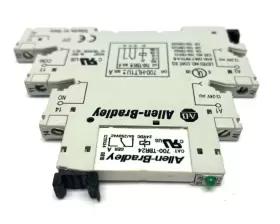 700-HLT1U24 ALLEN-BRADLEY Din Rail Relay Module Vac Coil #3