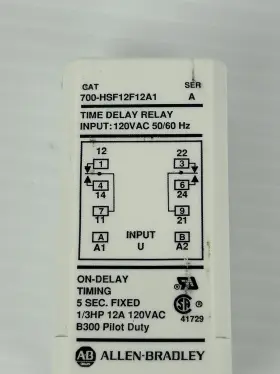 700-HSF12F12A1 ALLEN-BRADLEY Delay Relay #2