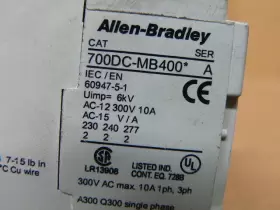 700DC-MB400J ALLEN BRADLEY Relay Mini Control Vdc #3