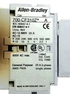 700SCF530DJC ALLEN-BRADLEY Safety Control Relay #3