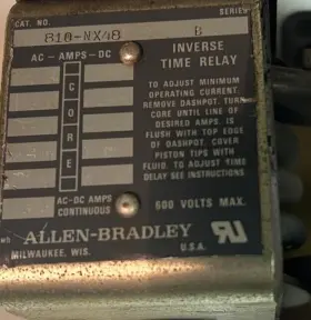 810-NX48 ALLEN BRADLEY Inverse Relay Ac #2