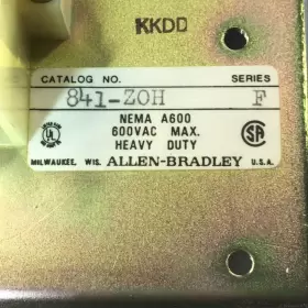 841-ZOH ALLEN-BRADLEY Ac Relay Nema #3