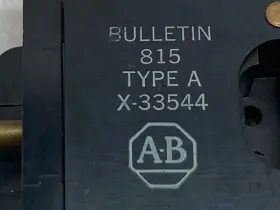 X-33544 ALLEN-BRADLEY Overload Relay Bulletin #2