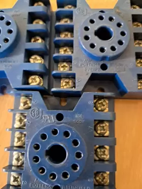27E123 AMF Potter Brumfield Relay Socket Pins #3