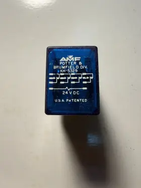 Amf Kh-5329 Potter And Brumfield 24vdc Coil 4 Pole Double Throw Relay