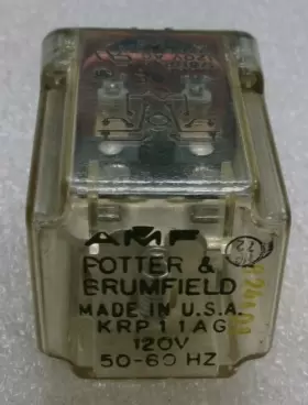 KRP11AG AMF Potter Brumfield Relay Control Male Connection