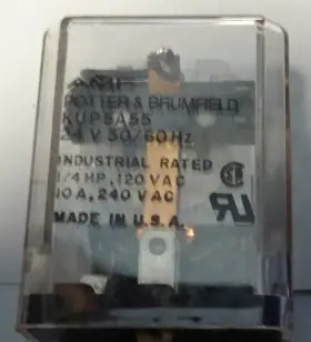 KUP-5A55 AMP Amf Potter Brumfield Relays Wires #2