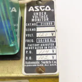 214B69 ASCO Voltage Monitor #2