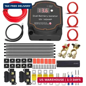SKU6197-YSUS AULESSE Dual Battery Isolator Split Charge Relay