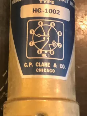 HGP1002 AUTOMATIC ELECTRIC Mercury Wetted Contact Relay Clare #3