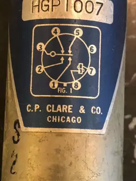 HGP1007 AUTOMATIC ELECTRIC Mercury Wetted Contact Relay Clare #3