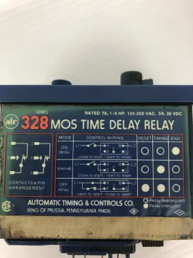 328MOS AUTOMATIC TIMING CONTROLS Delay Relay #2