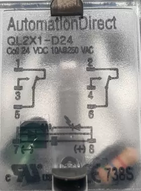QL2X1-D24 AUTOMATIONDIRECT Relay Socket #3