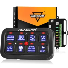 BB80 AUXBEAM Gang Switch Panel Circuit Control Relay