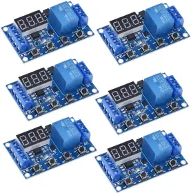 ZY76 AZUOCN Timer Relay Module Programmable Lcd Display Micro
