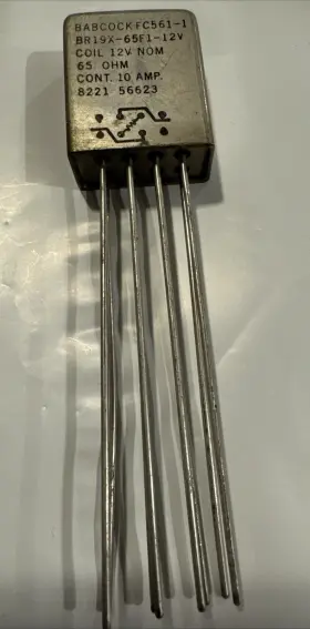 BR19X-65F1-12V BABCOCK Hermetically Mil Relay