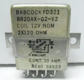 BR20AX-G2-V2 BABCOCK Relay Volts Amp