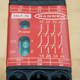 EM-F-7G BANNER ENGINEERING Safety Extension Module #3