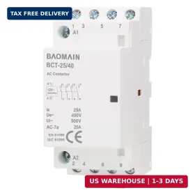 BCT-25-40-12VAC BAOMAIN ELECTRIC Ac Modular Contactor Din