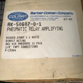 AK-50603-0-1 BARBER COLMAN Pneumatic Relay Amplifying