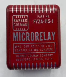 FYZA-115-1 BARBER COLMAN Pin Micro Relay