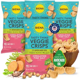 313047188199 BIENA Veggie Crisps Avocado Oil Calorie Pink