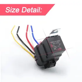 750110188159 BLAU GRUN Pack Waterproof Relay Harness Spdt Amp #2