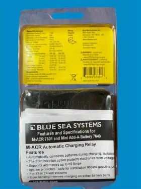 7601-BSS BLUE SEA SYSTEMS Automatic Charging Relay Amp #2