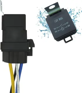 HSWR86A4P-1 Relay Waterproof Tinned Copper Harness Amp