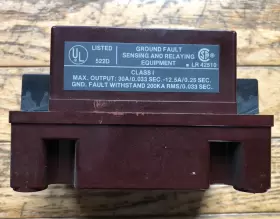202K8361 BROWN BOVERI ELECTRIC Grc Shield Fault Relay #3