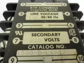 1500-D-L1-S7 BW CONTROLS Relay Level Control #2