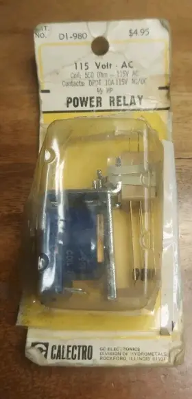 D1-980 CALECTRO Nos Power Relay Ac