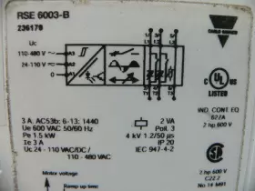 6003-B CARLO GAVAZZI Motor Starter Relay #3
