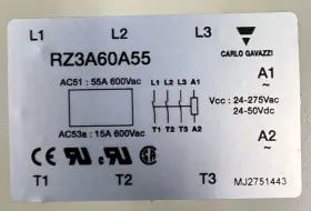 RZ3A60A55 CARLO GAVAZZI Solid Relay Pole Vacrms Oal #3