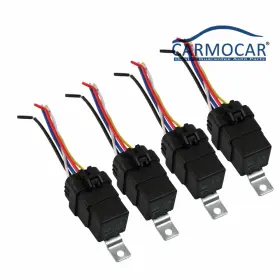 711766902940 CARMOCAR Auto Pin Wire Relay Plug Socket Amp Car