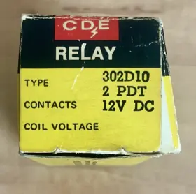Cde 302d10 Relay 2 Pdt 24v Dc 8-pins Nib