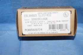 S2022C10GA COLUMBUS ELECTRIC Single Pole Wall Thermostat