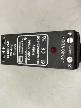 RSDA-660-25-1DE CONTINENTAL INDUSTRIES Solid Relay #2