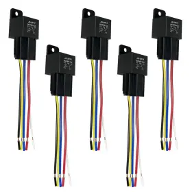G2403T24V02 COTONLAKE Spdt Relay Harness Sockets Labeled Auto