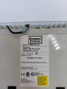 256-PLLU CROMPTON INSTRUMENTS Protector Relay Volt Amp #3